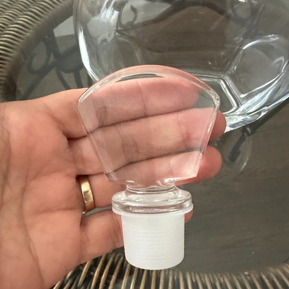 Vintage Luigi Bormioli 9" Light & Music Crystal 9" Decanter Made in Italy - Picture 3 of 7